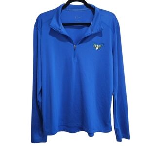 Women Nike Dri Fit Large WNBA Dallas Wings Basketball 1/4 Zip Long Sleeve Shirt